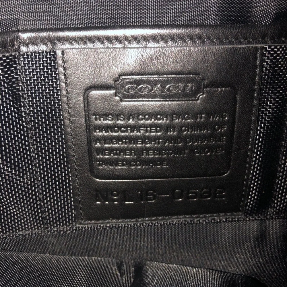 Vintage Y2K Coach Black Briefcase. - Picture 8 of 8